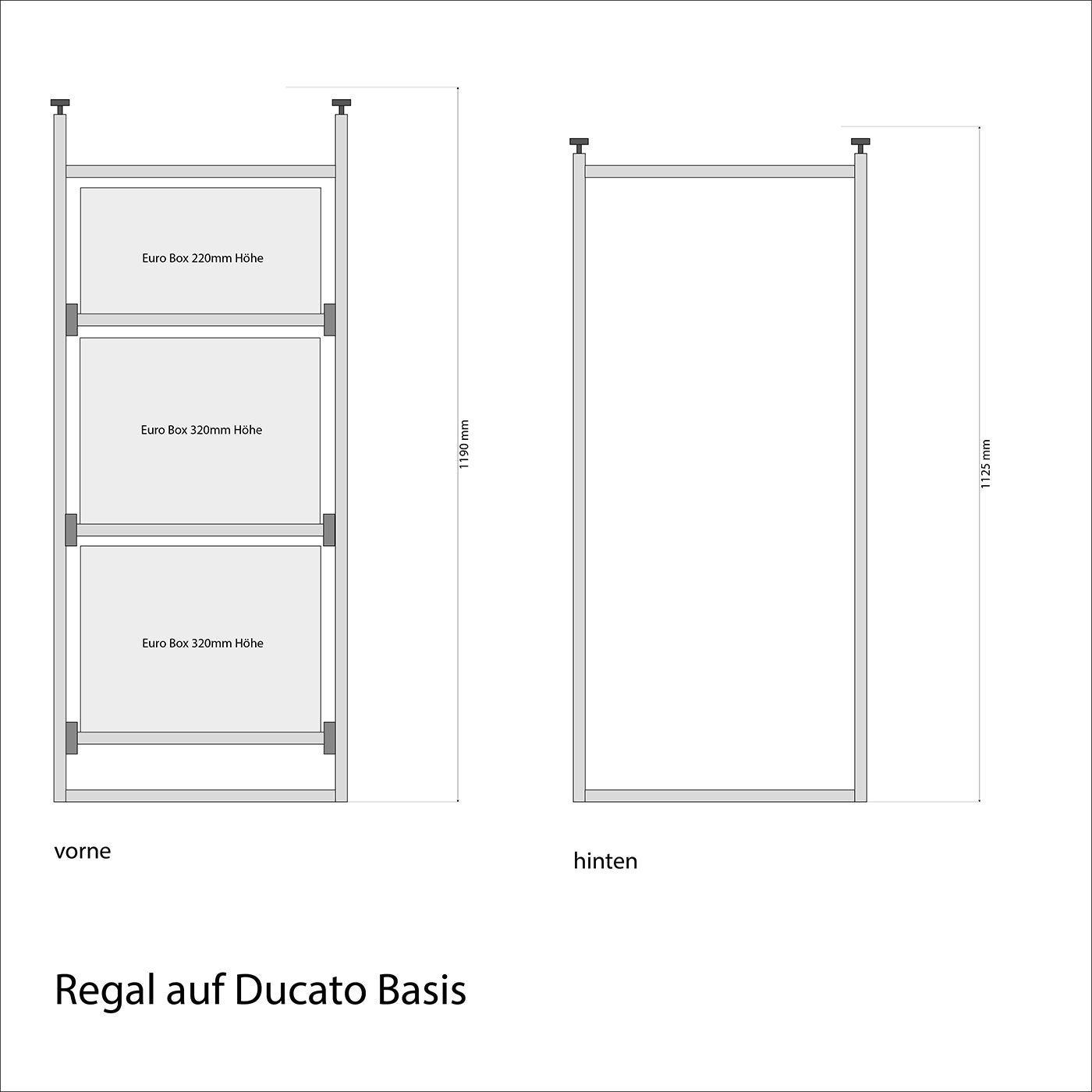 Weinsberg CaraCompact Edition Pepper Motorhome Shelf with Drawers