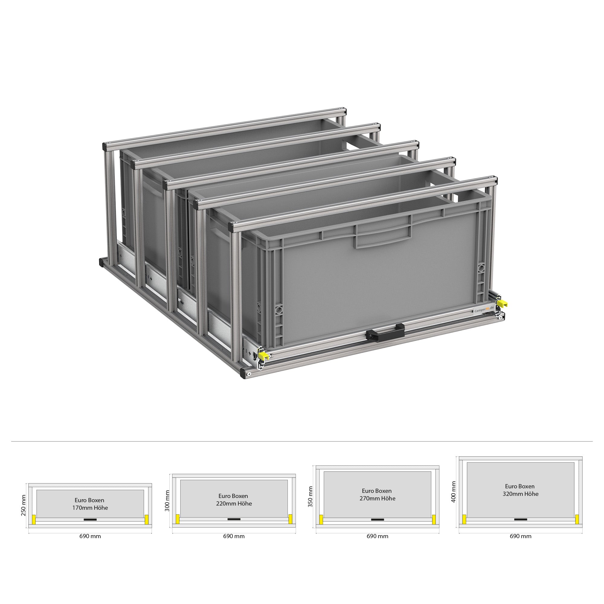 Heckauszug mit Ablage