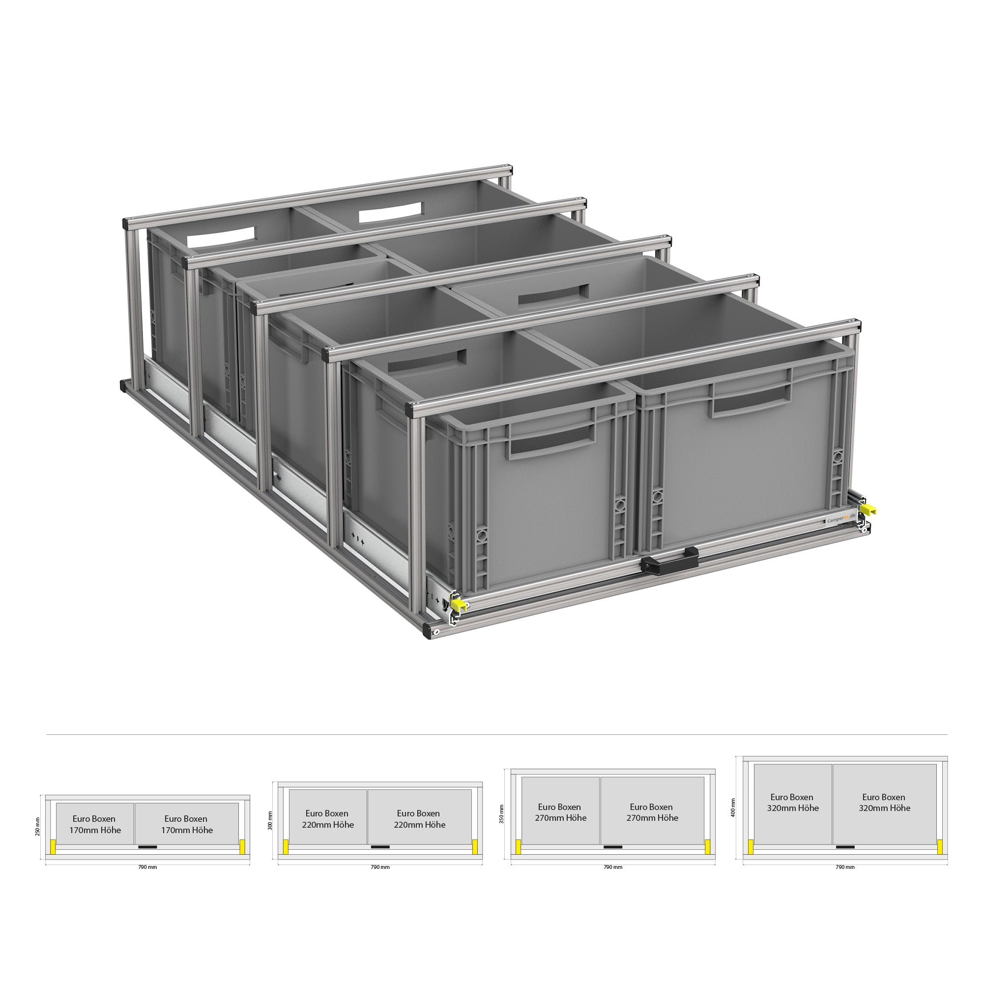 Heckauszug mit Ablage