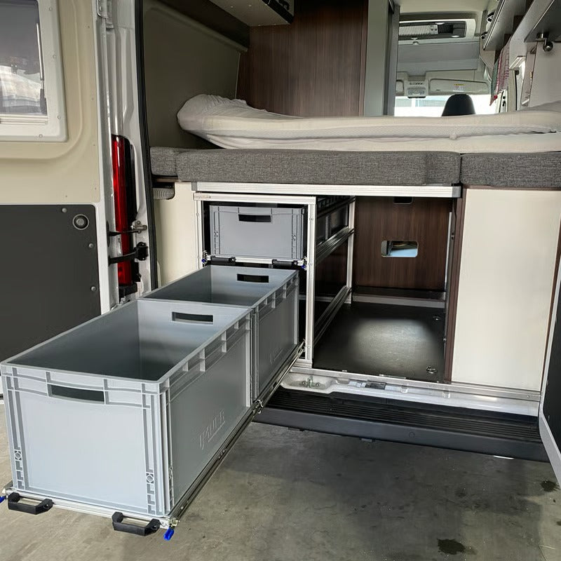 Heckauszug Camper Kastenwagen 2 Etagen Pössl Summit 600 Eurboxstandard CamperXL